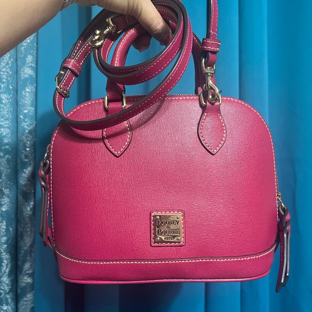 Dooney & Bourke Small Dome Satchel Strawberry Color Limited Edition